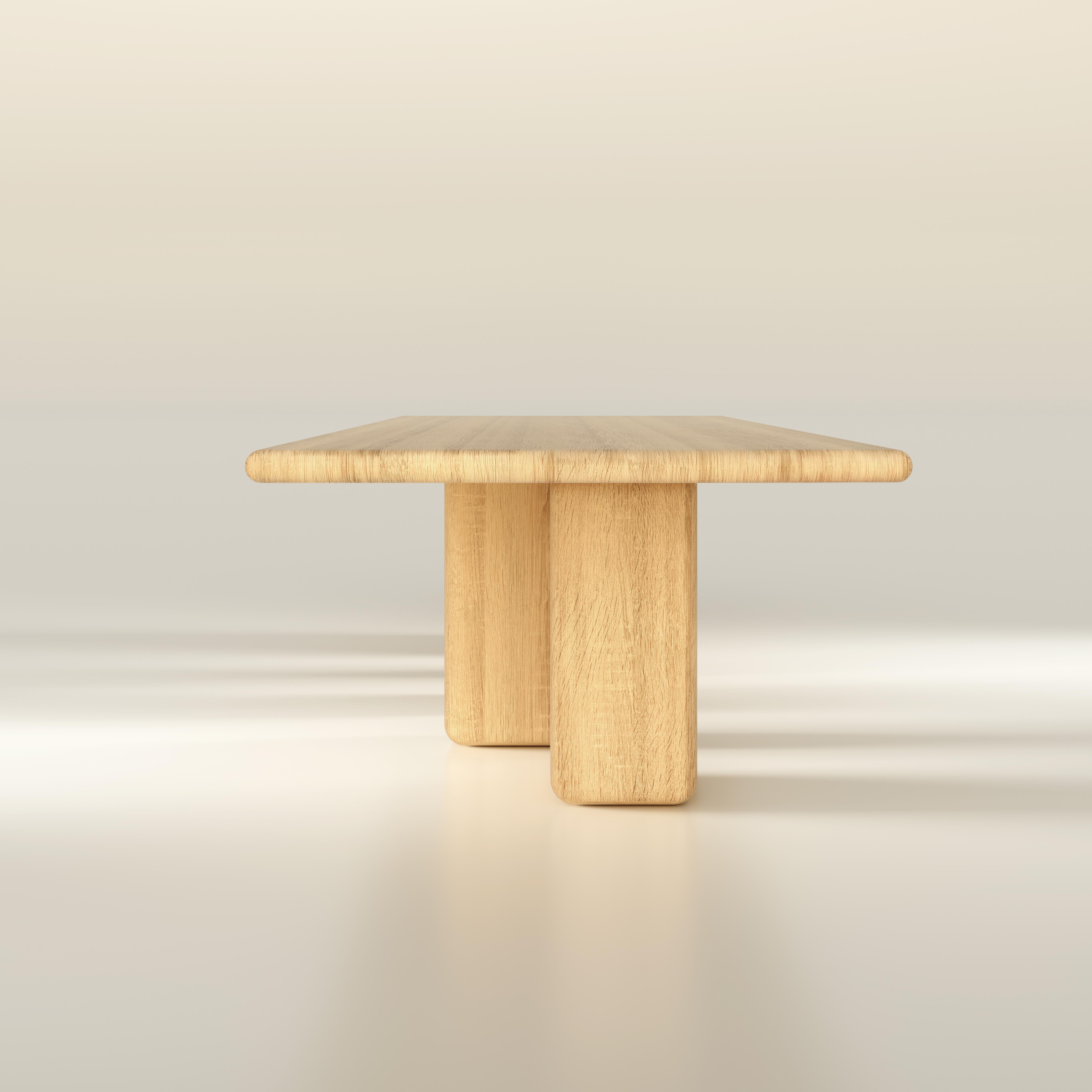 Post-Modern Levante Oak Table 280 by Francesco Zonca For Sale