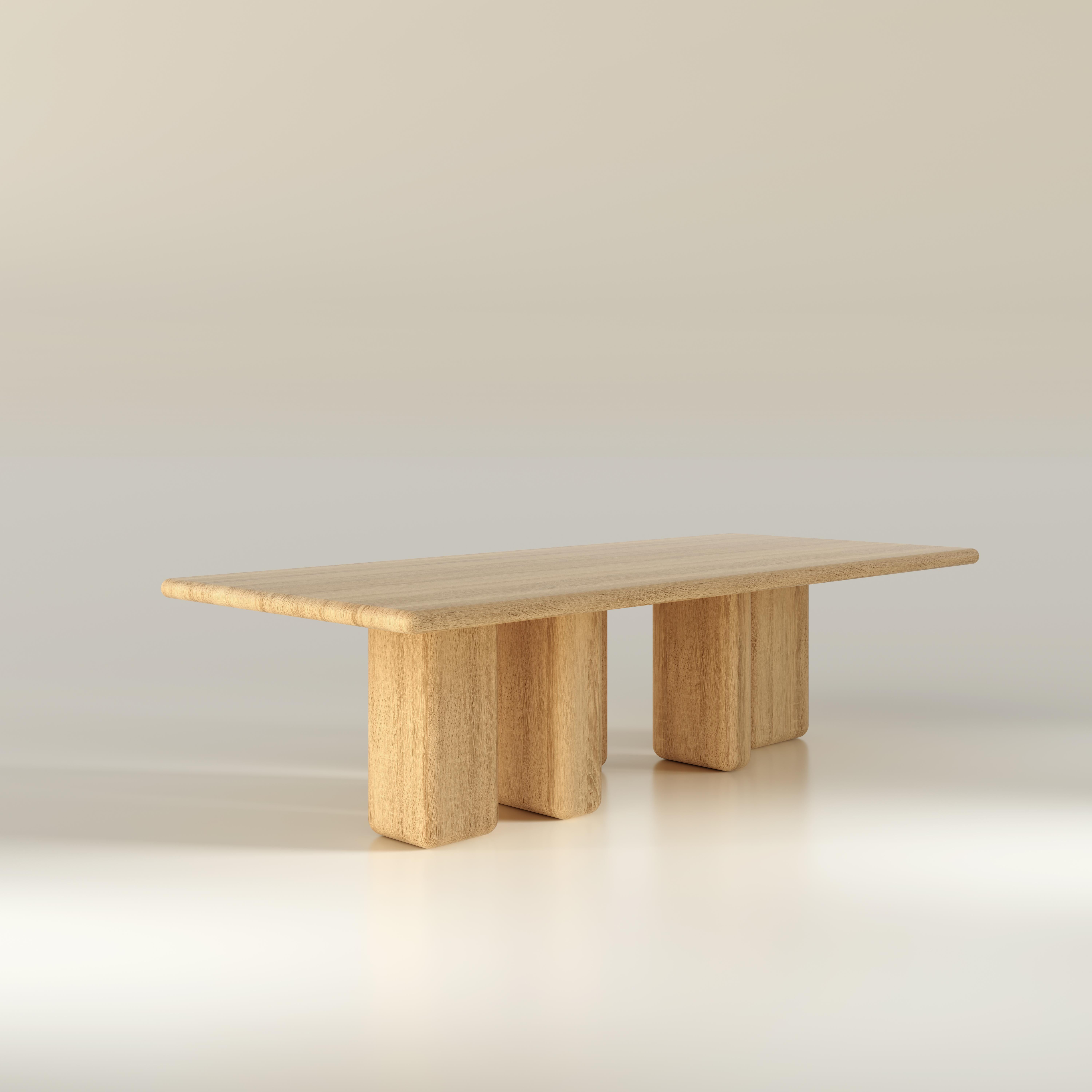 Italian Levante Oak Table 280 by Francesco Zonca For Sale