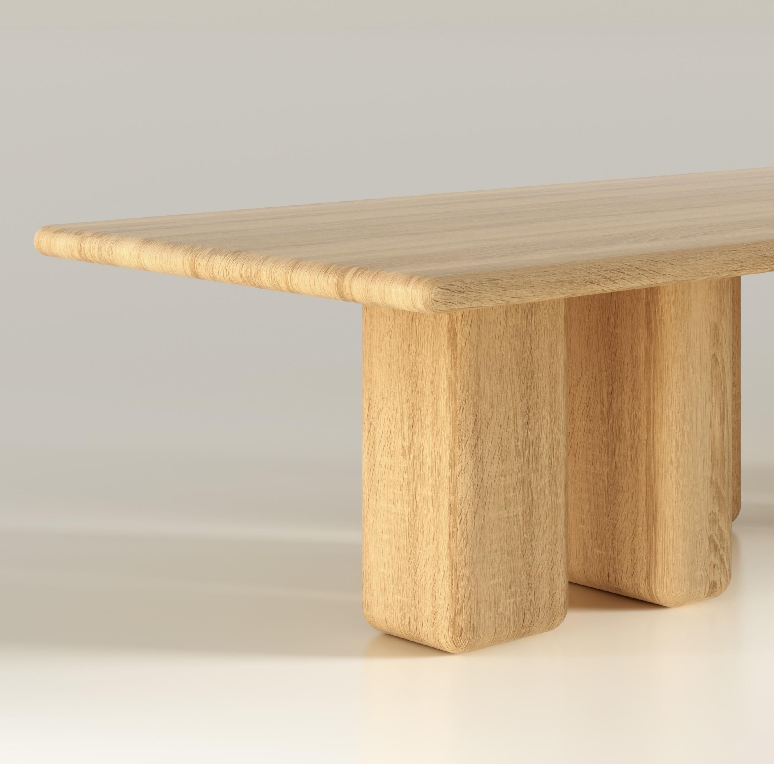 Levante Oak Table 280 by Francesco Zonca In New Condition For Sale In Geneve, CH