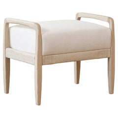 Levante Raffia Pouf from the Collezione Riviera