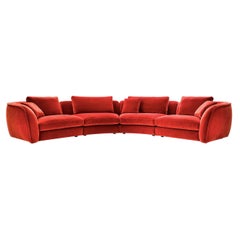 Levante Red Sofa