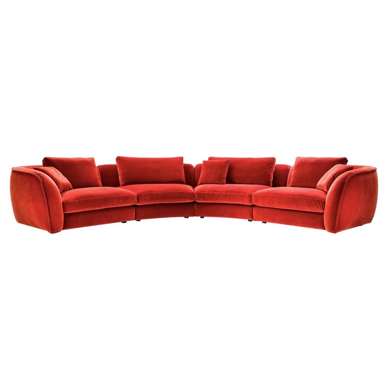 Red Sofas 383 For On 1stdibs, Robb & Stucky Leather Sofa