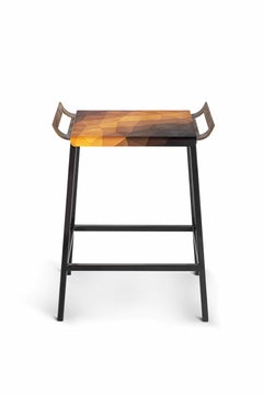 Levante Messing Stoffhocker