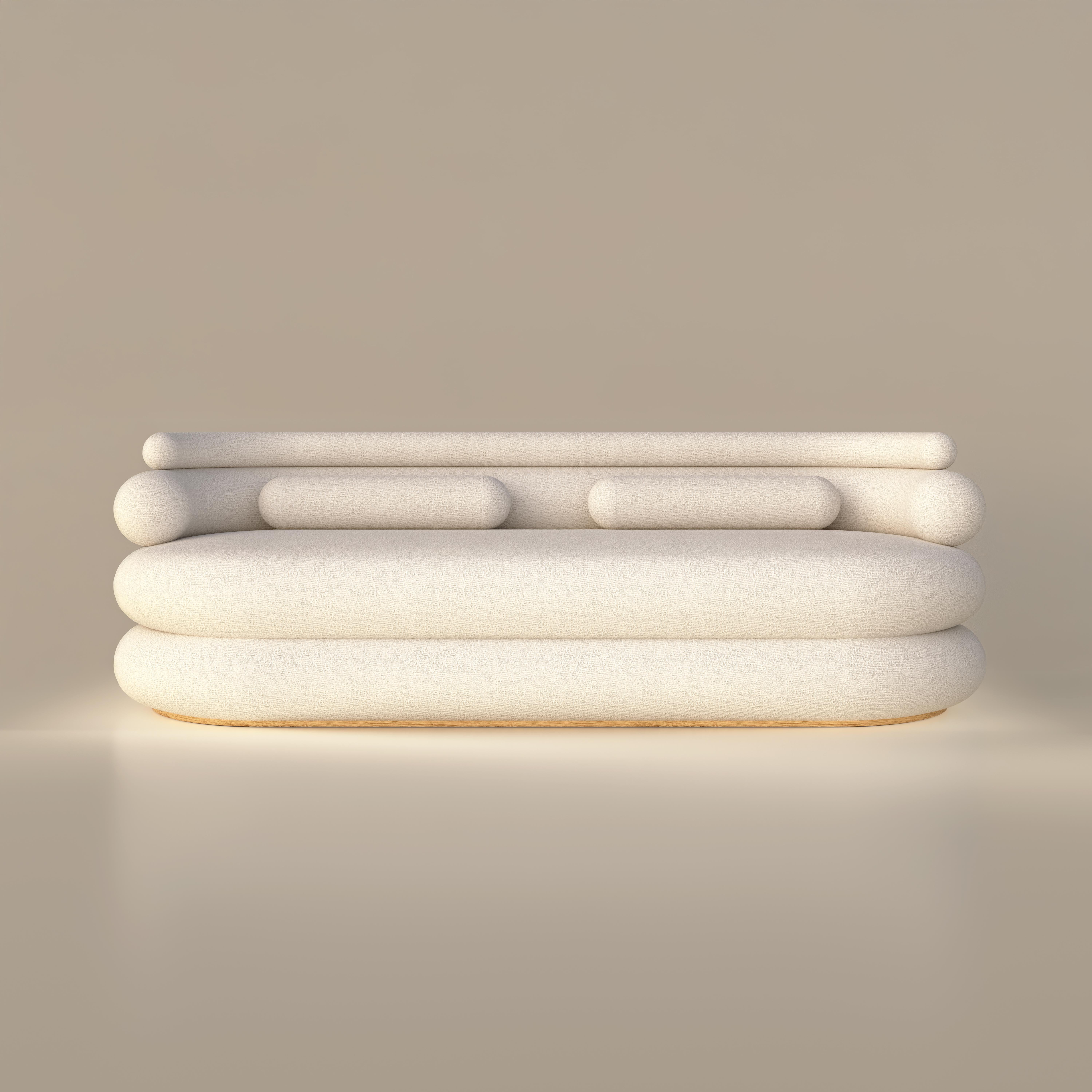 Canapé Levante par Francesco Zonca
Série numérotée et signée
Dimensions : D 85 x L 230 x H 71,5 cm
Matériaux : Tissu Loro Piana Interiors.

L'élégance des tissus 