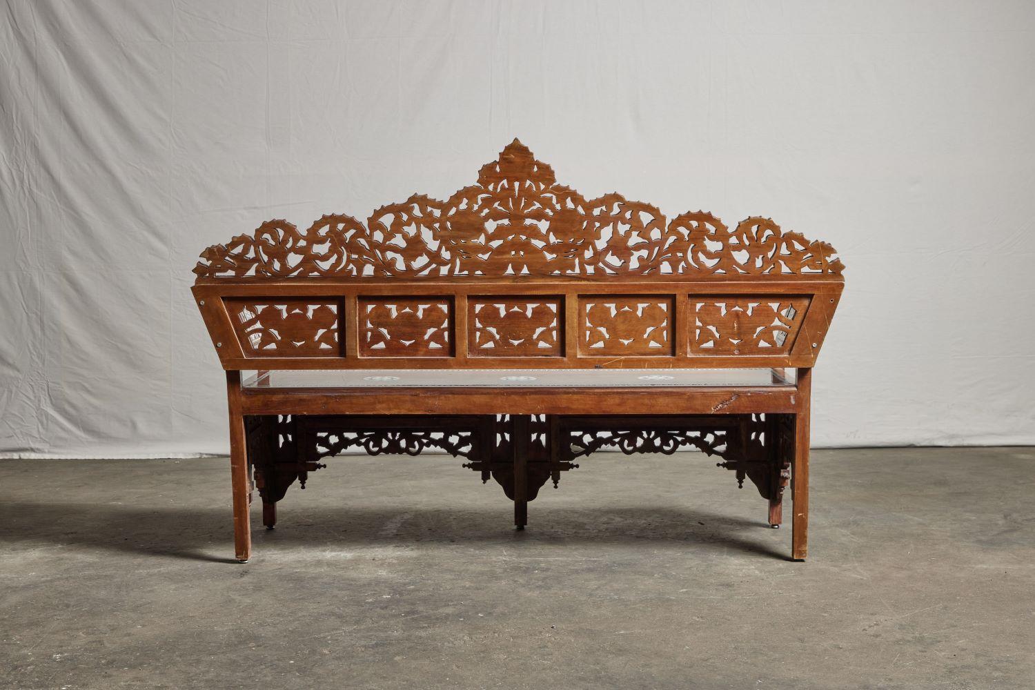 Inlaid Syrian Bench 6