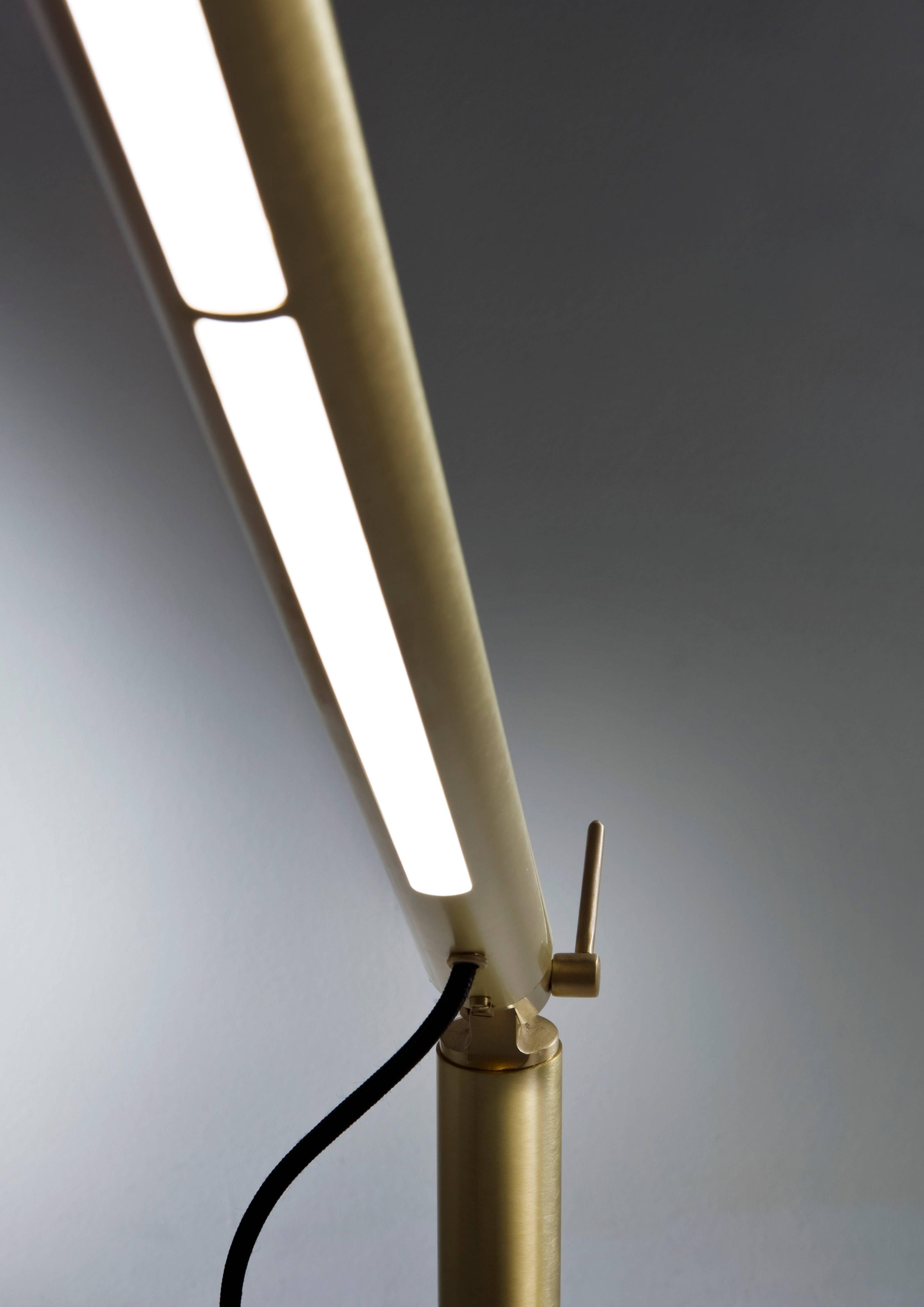 Other Level A 01 Lamp in Satin Brass, Made in Italy For Sale