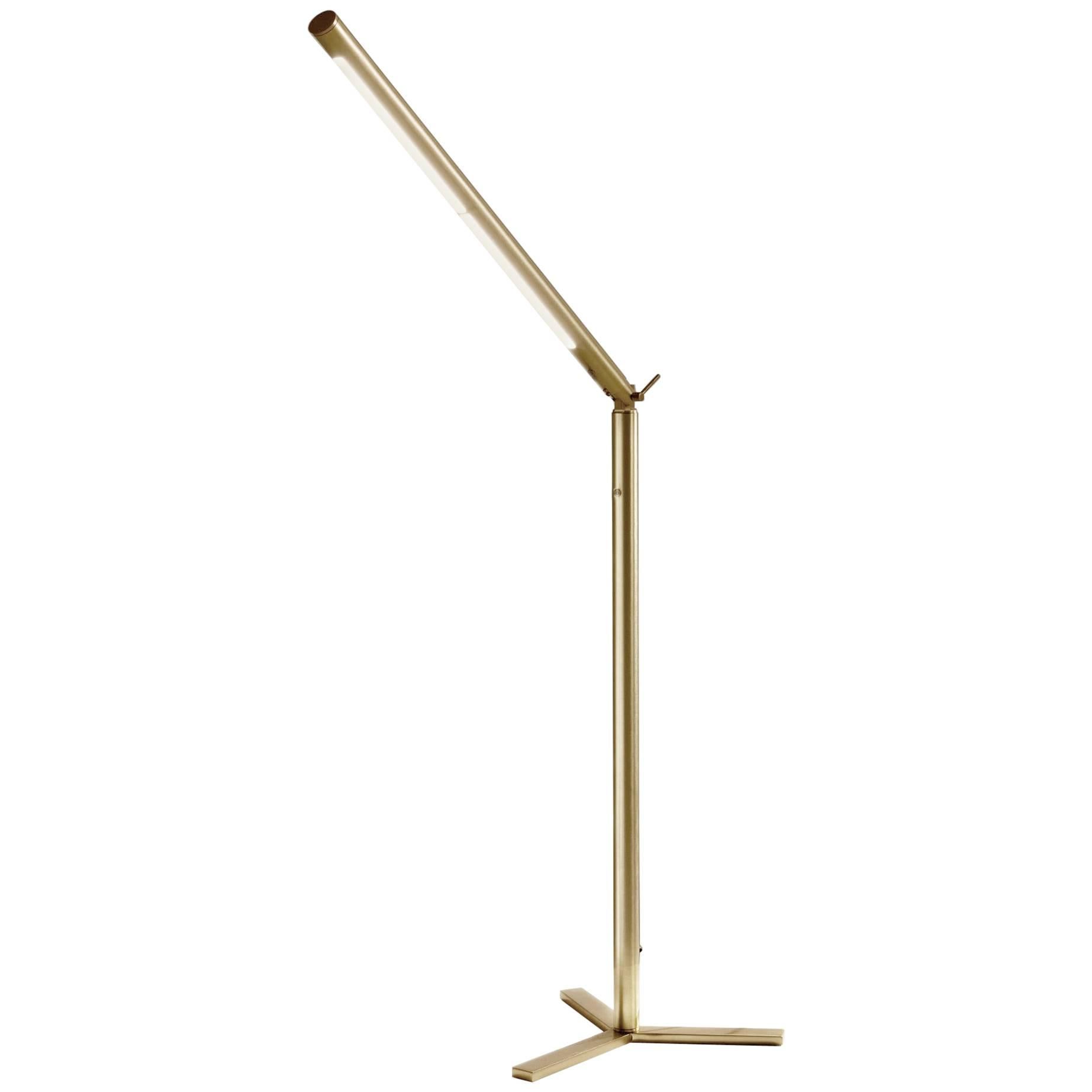 Level A 01 Lamp in Satin Brass, Made in Italy For Sale