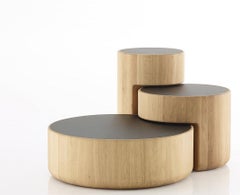 Ensemble de 3 tables gigognes Levels de Dan Yeffet & Lucie Koldova