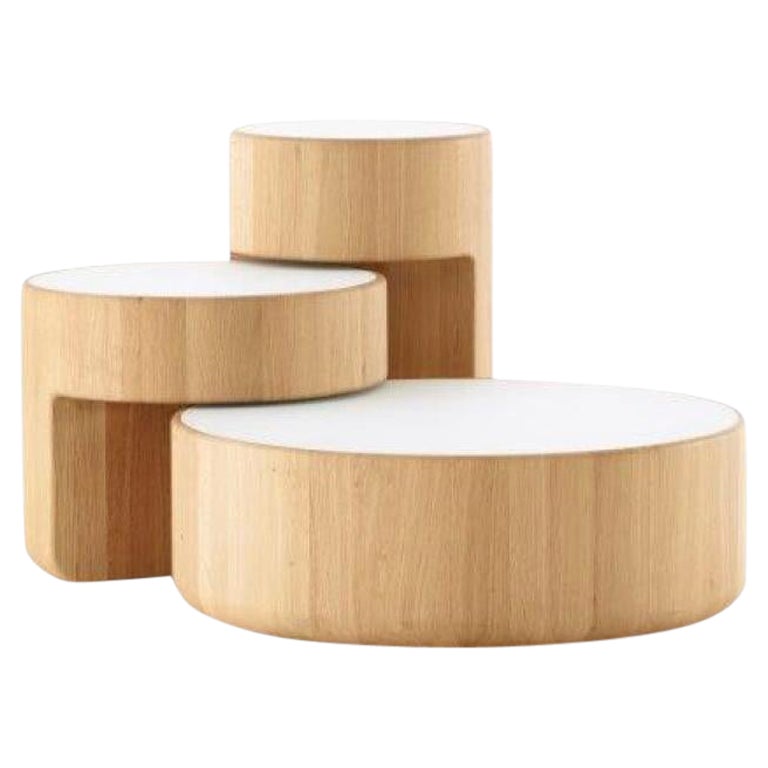 Levels Set of 3 Nesting Tables by Dan Yeffet & Lucie Koldova For Sale
