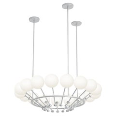 Lever Rounded Nickel Pendant Light by Atelier Areti