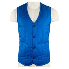 LEVI STRAUSS, Größe M, blaue, gesteppte Polyesterweste