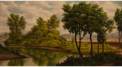 Antique River Landscape