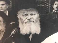 Rare Vintage Original Photo from the Court of The Lubavitcher Rebbe 770 Chabad