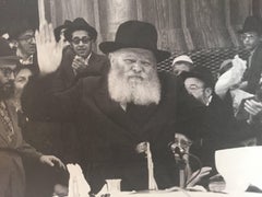 Rare Vintage Original Photo from the Court of The Lubavitcher Rebbe 770 Chabad