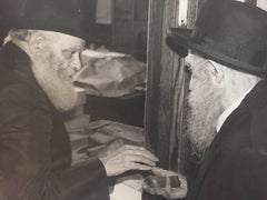 Rare Vintage Original Photo from the Court of The Lubavitcher Rebbe 770 Chabad