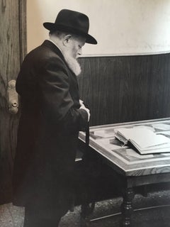 Seltenes Originalfoto aus dem Hof des Lubavitcher Rebbe 770 Chabad, Vintage