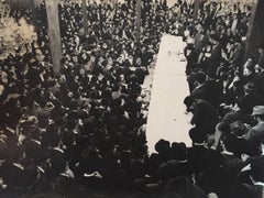 Seltenes Originalfoto aus dem Hof des Lubavitcher Rebbe 770 Chabad, Vintage