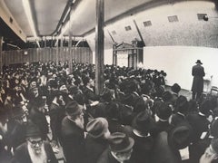 Rare Vintage Original Photo from the Court of The Lubavitcher Rebbe 770 Chabad