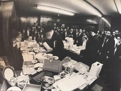 Seltenes Originalfoto aus dem Hof des Lubavitcher Rebbe 770 Chabad, Vintage