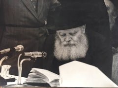 Seltenes Originalfoto aus dem Hof des Lubavitcher Rebbe 770 Chabad, Vintage