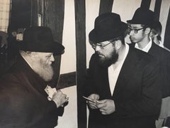 Seltenes Originalfoto aus dem Hof des Lubavitcher Rebbe 770 Chabad, Vintage