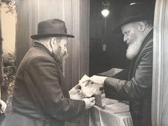 Rare Vintage Original Photo from the Court of The Lubavitcher Rebbe 770 Chabad