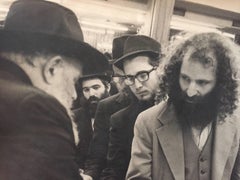 Rare Vintage Original Photo from the Court of The Lubavitcher Rebbe 770 Chabad