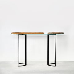 Levia Signa Console by Atlasproject Travertino Orange Marble