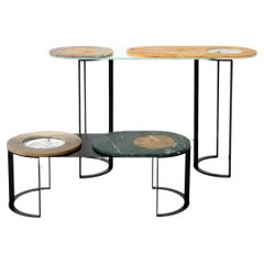 Levia Signa Konsole von Atlasproject Travertino Orange Marmor