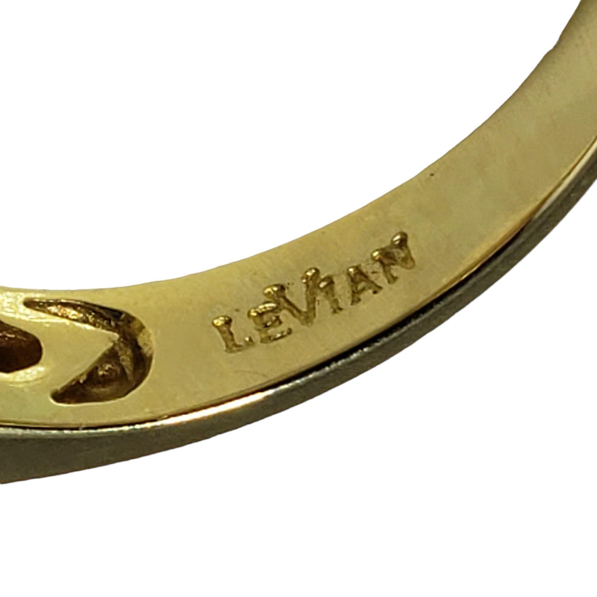 Levian 14 Karat Yellow Gold Citrine, Tsavorite and Diamond Ring For Sale 5