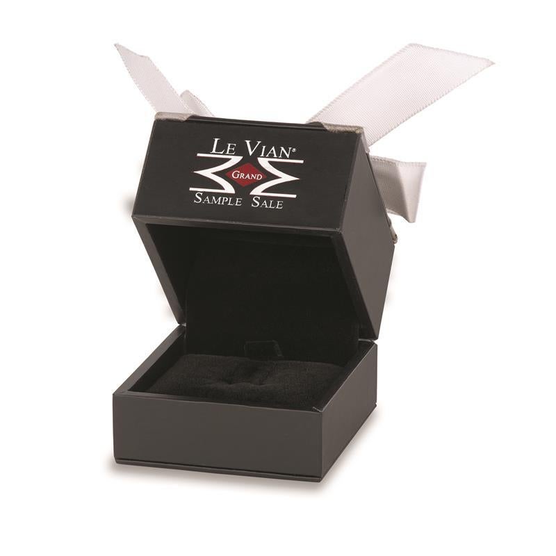 Bague cocktail joliment ronde LeVian en or rose 14 carats avec diamants bruns et noirs Pour femmes en vente