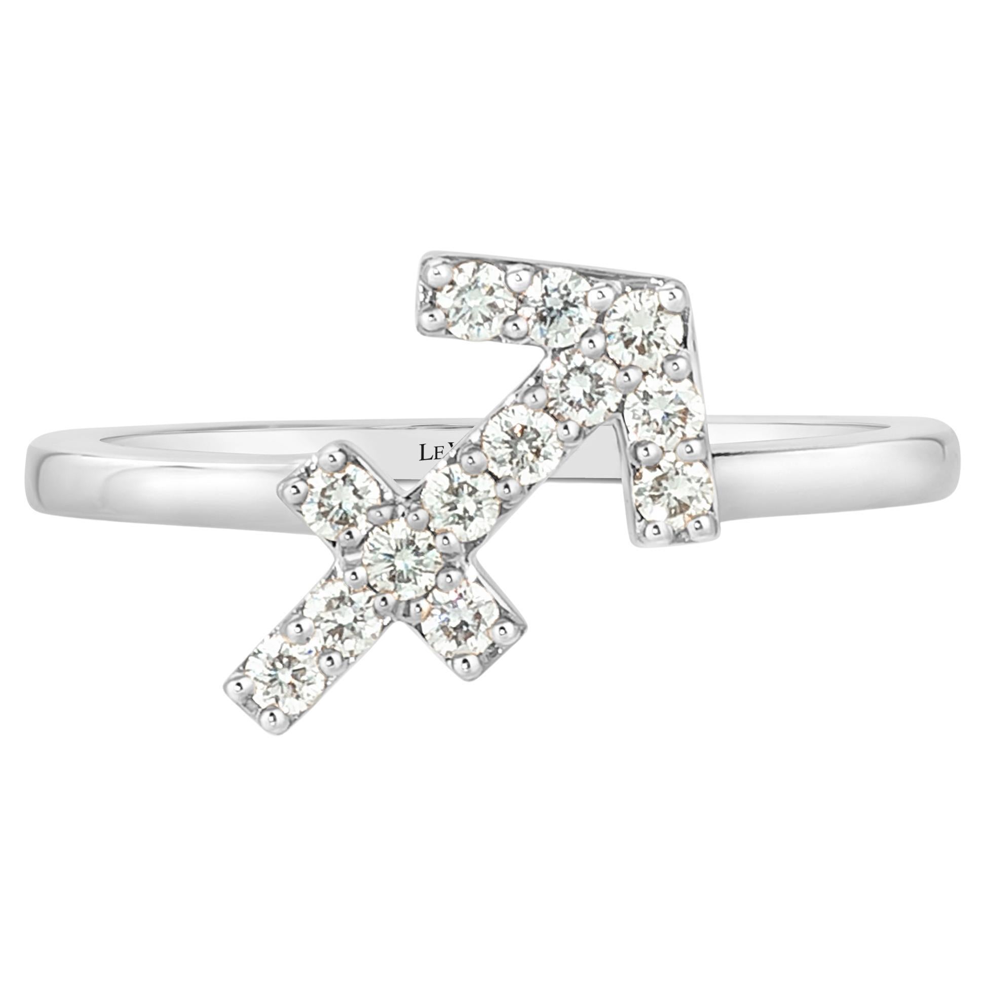 Ella Gafter Sagittarius Diamond Ruby Zodiac Ring For Sale at 1stDibs ...