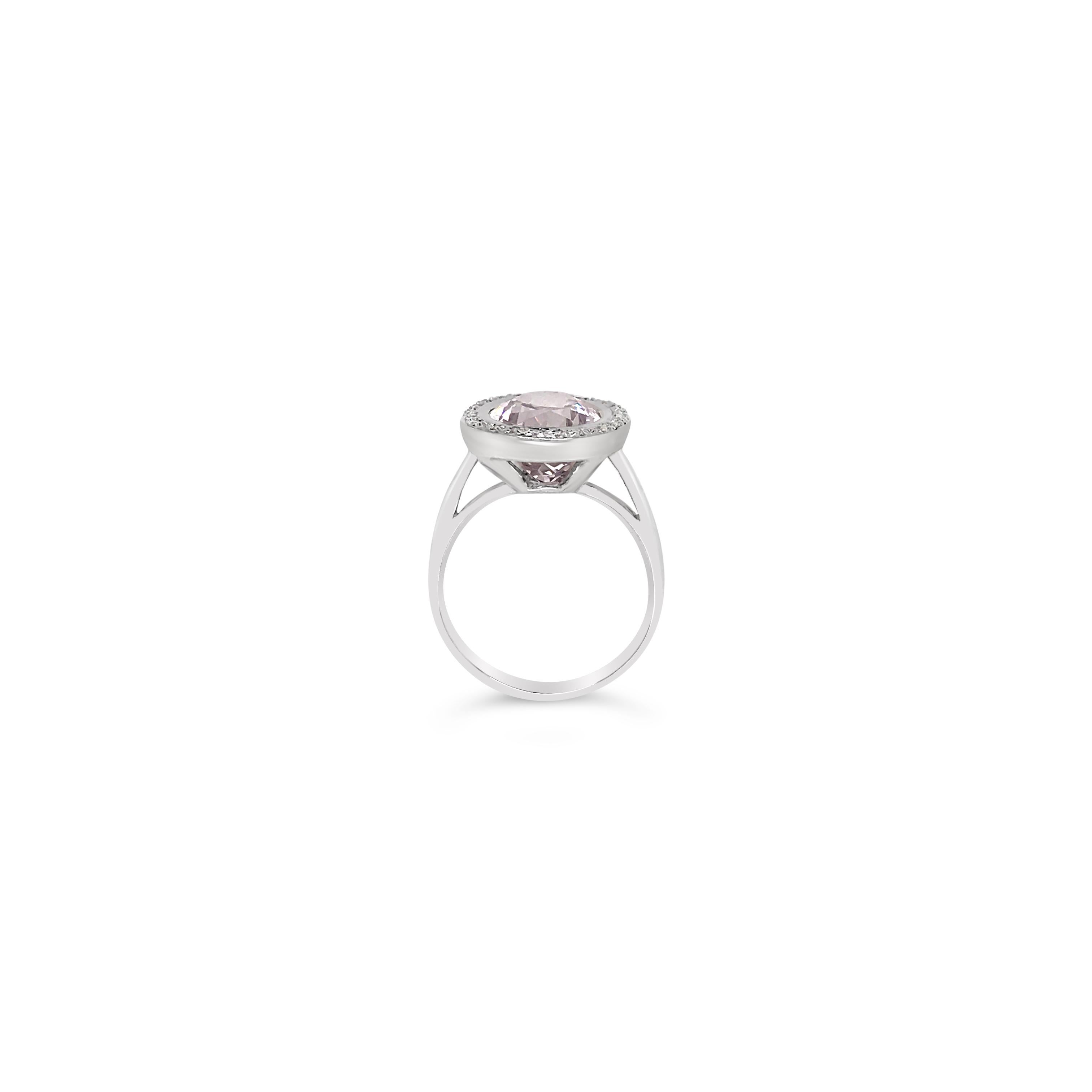 Le Vian® Ring featuring 6 cts. Kunzite, 1/8 cts. Vanilla Diamonds®  set in 14K Vanilla Gold®
