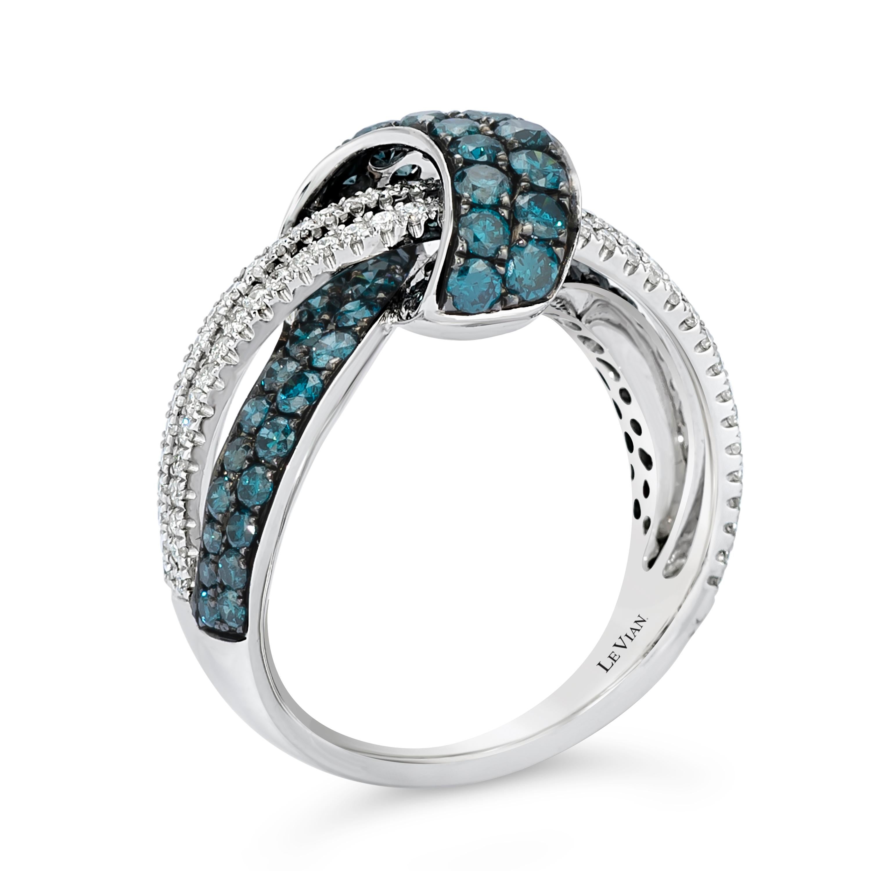 levian chocolate waterfall ring
