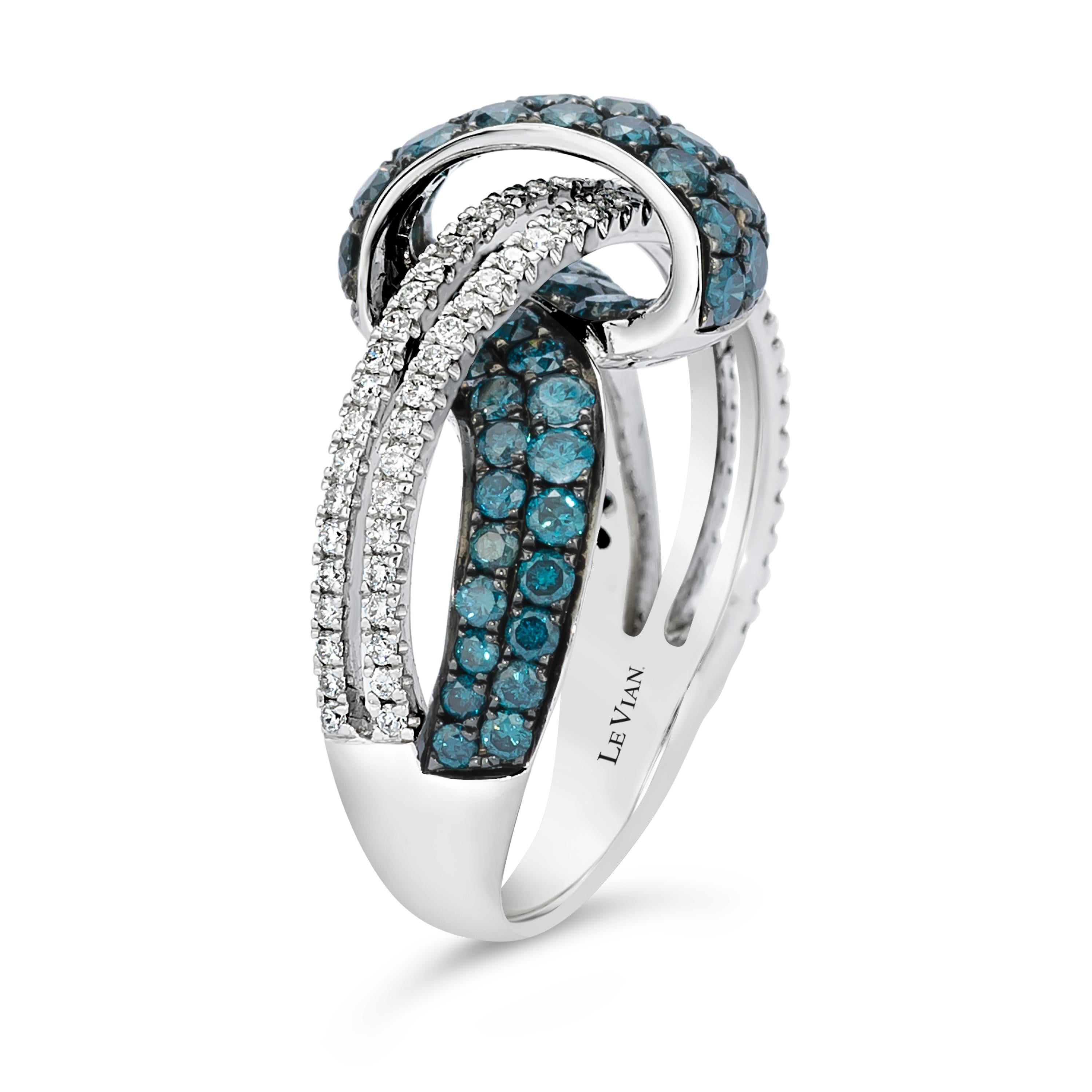 le vian chocolate waterfall diamond ring