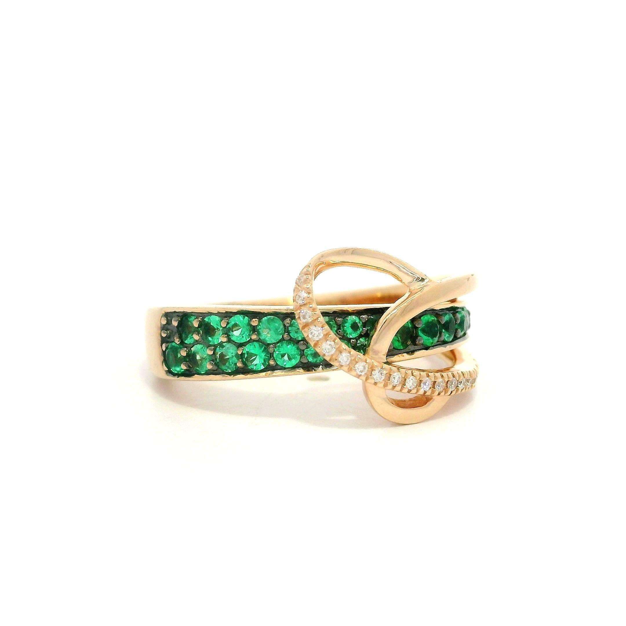 --Pietre: --
(20) Diamanti naturali autentici - taglio rotondo brillante - incastonati - colore bianco brillante - 0,08ctw (circa)
(22) Smeraldi genuini Nature - Taglio rotondo Brilliante - Pave Set - Colori verdi vivaci - 0,50ctw (circa)
Peso
