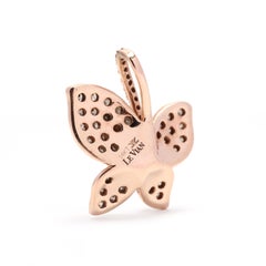 LeVian 14R Diamond Butterfly Pendant