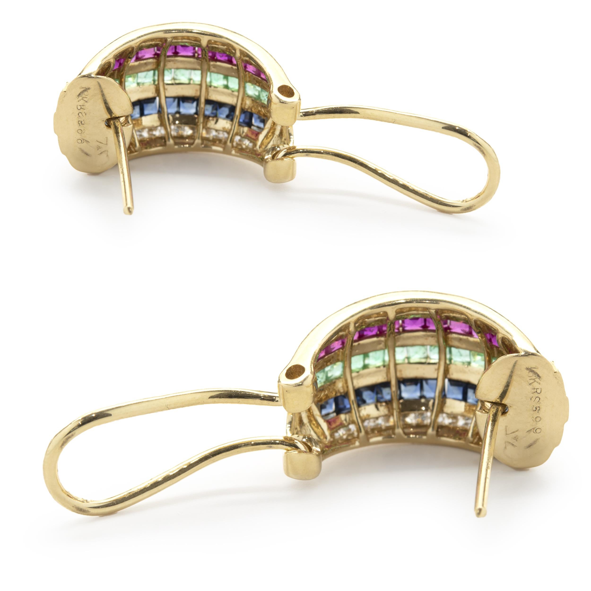 shrimp earrings gold