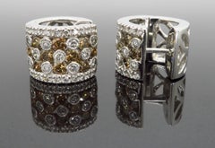 LeVian 3.00 Carat Diamond Huggie Earrings