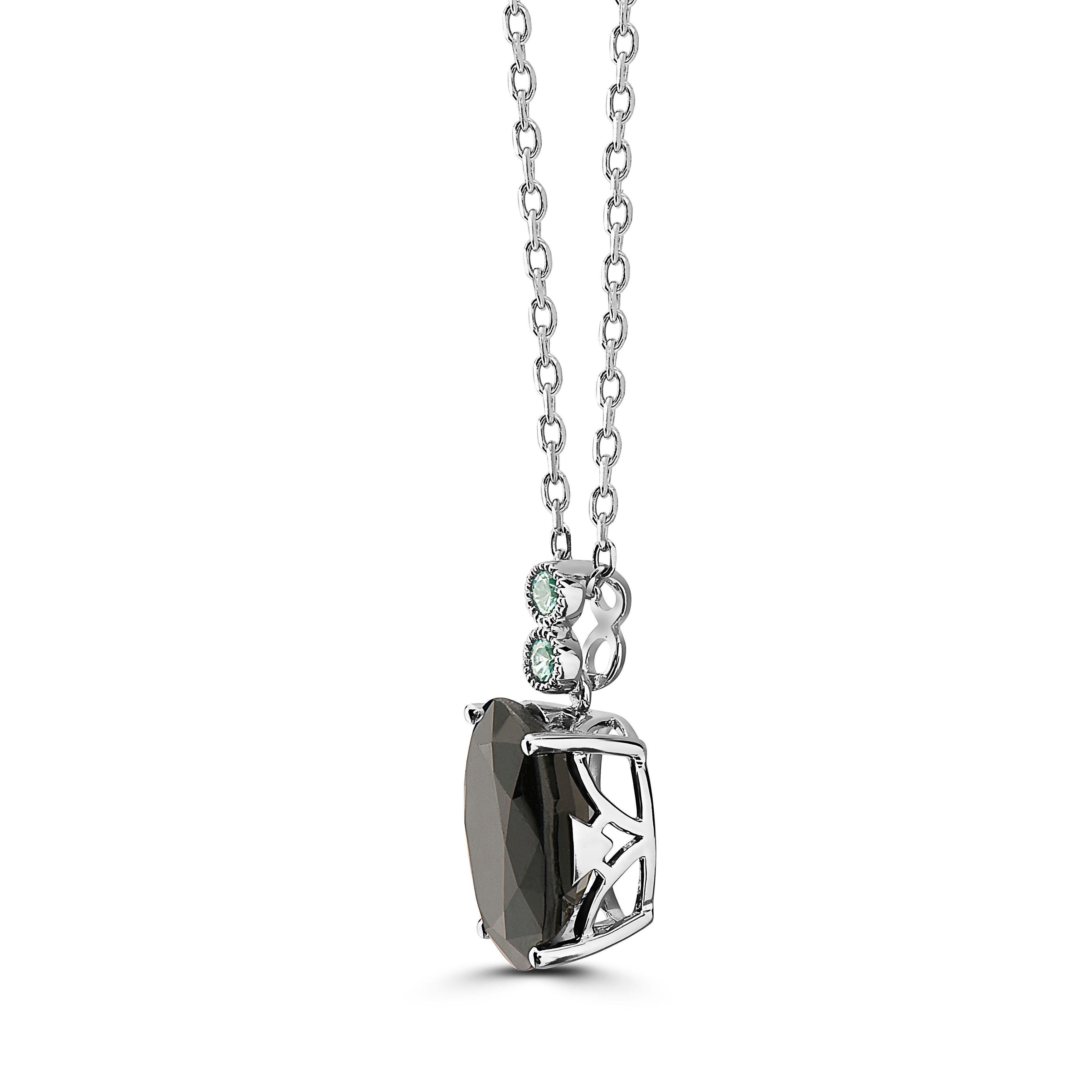 sterling silver gemstone pendant