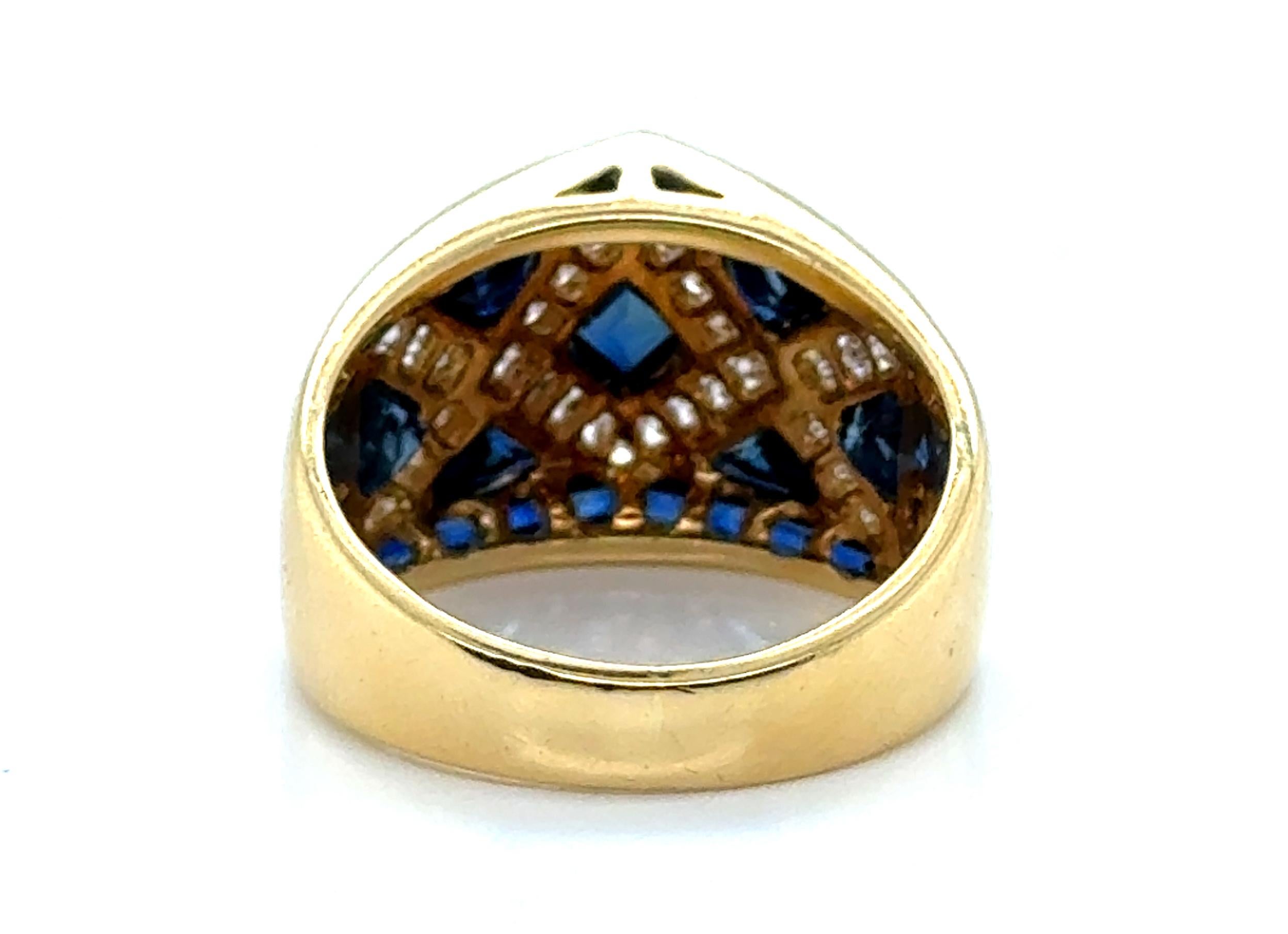 Levian Blauer Saphir Diamant Cocktail Statement-Ring 2,28 Karat 18K Designer Damen