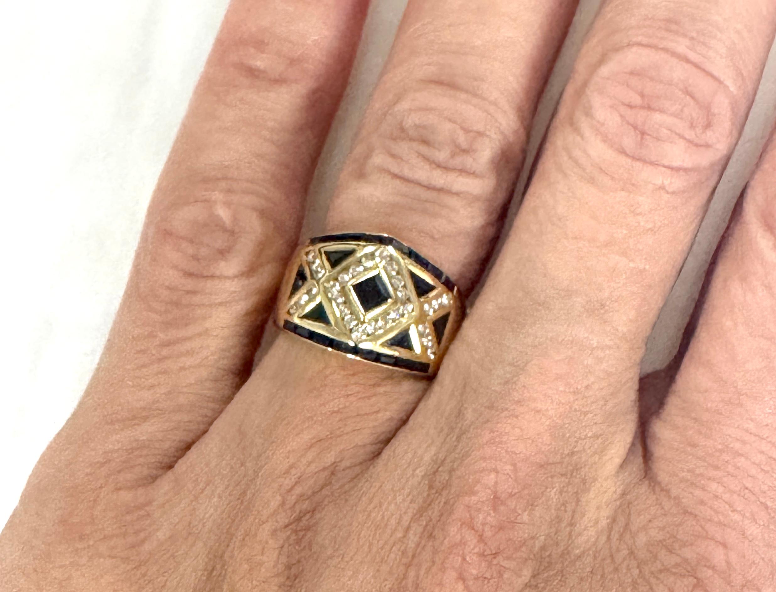 Levian Blauer Saphir Diamant Cocktail Statement-Ring 2,28 Karat 18K Designer 1