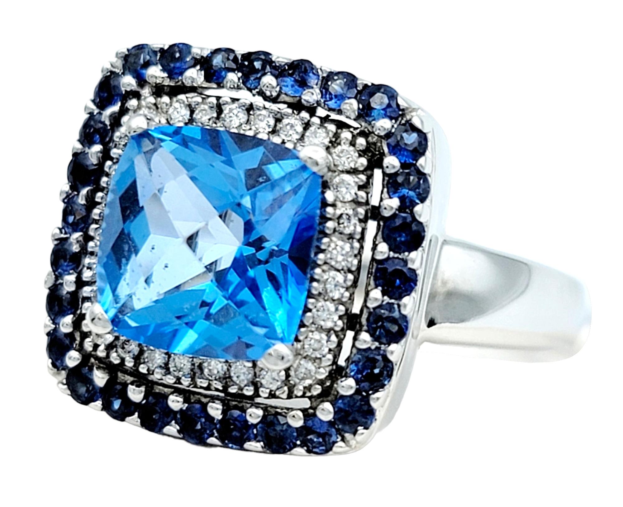 levian blue diamond ring