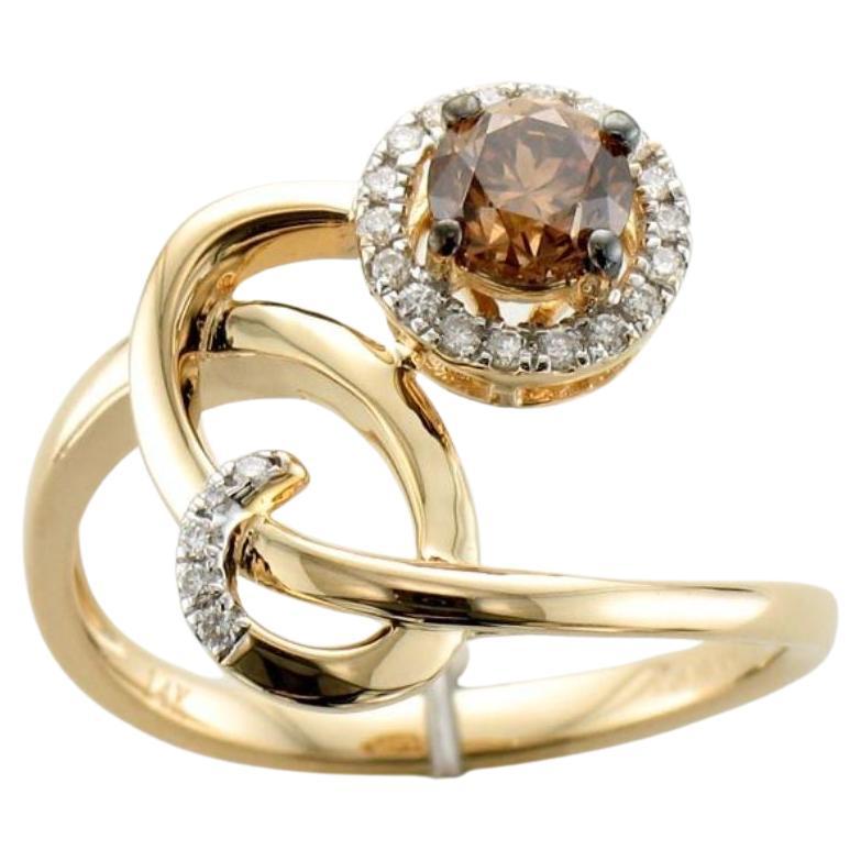 Le Vian Brown Diamond Ring in 14K Yellow Gold