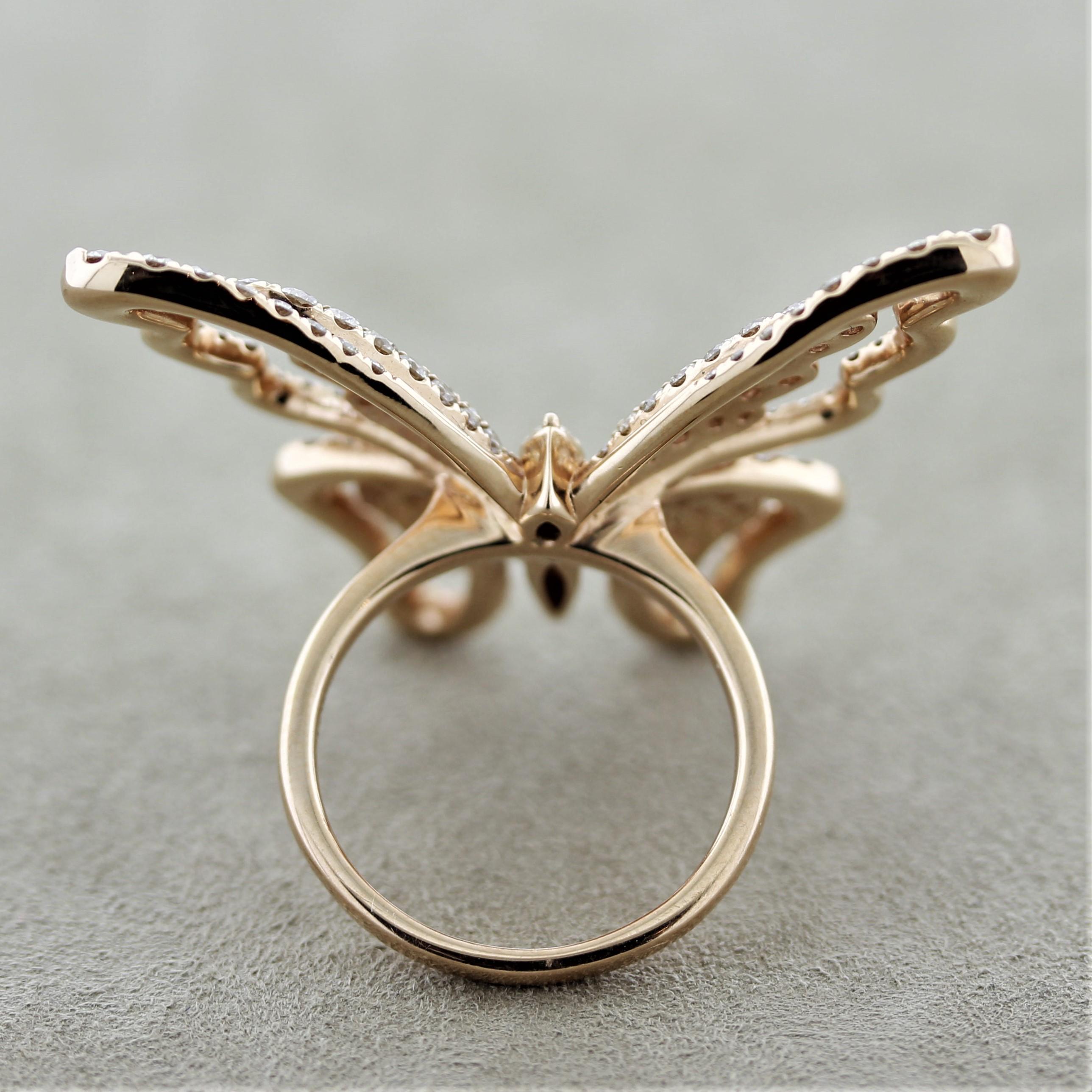 prada butterfly ring