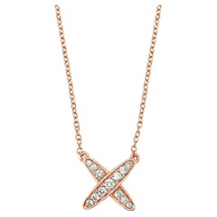 Collana Le Vian con diamanti alla vaniglia in oro rosa 14K