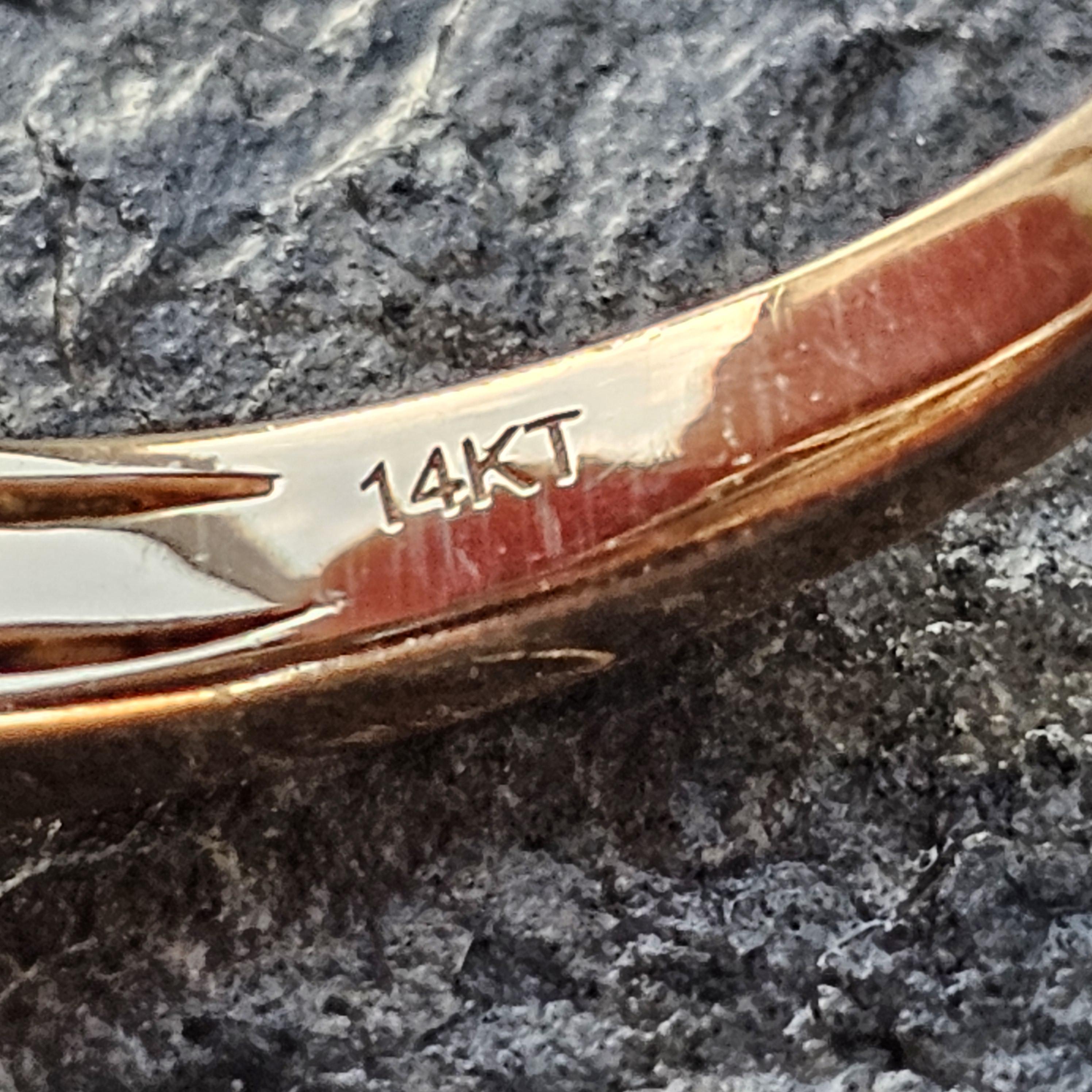 Levian Opal Diamond Double Halo Ring 14k Rose Gold 6.9g sz 7 en vente 2