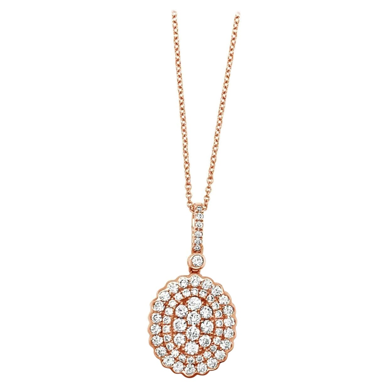 LeVian Pendentif Vanilla en or rose 18 carats et diamants