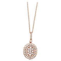 LeVian Pendentif Vanilla en or rose 18 carats et diamants