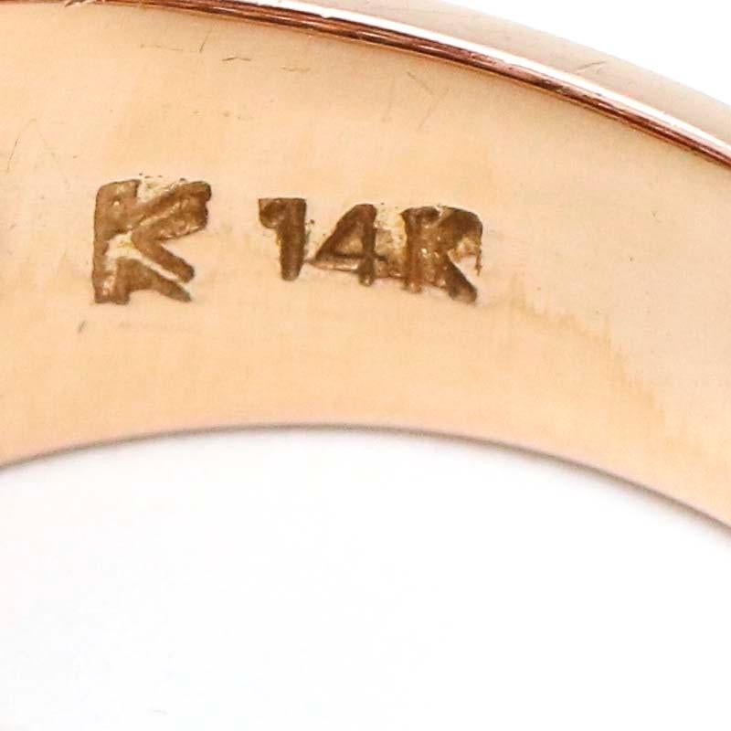 Levian Pink Sapphire and Diamond 14 Karat Rose Gold Ring 1
